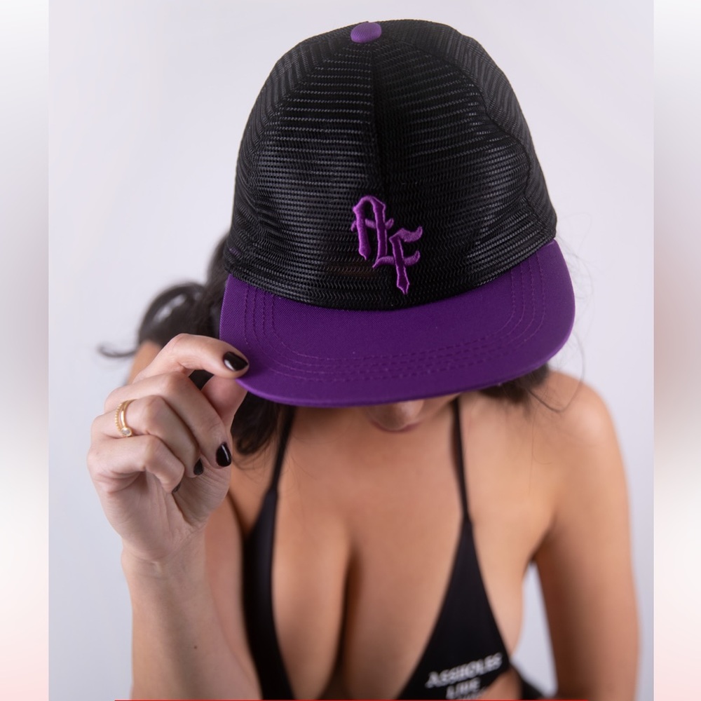 ALF Monogram Logo Hat Assholes Live Forever Mesh Snapback